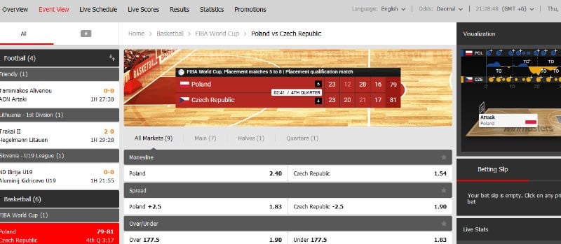 Winmasters live betting Winmasters live betting