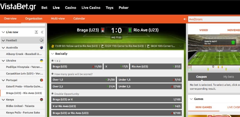 Vistabet Live Betting Vistabet Live Betting