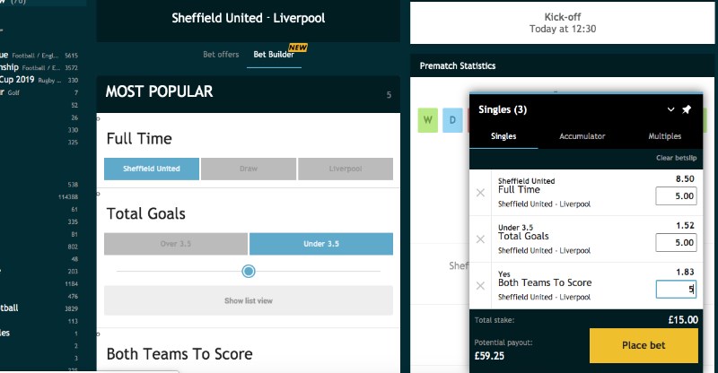 Grosvenor Bet Builder Grosvenor Bet Builder