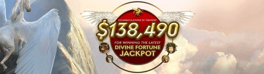 Divine Fortune Jackpot Winner