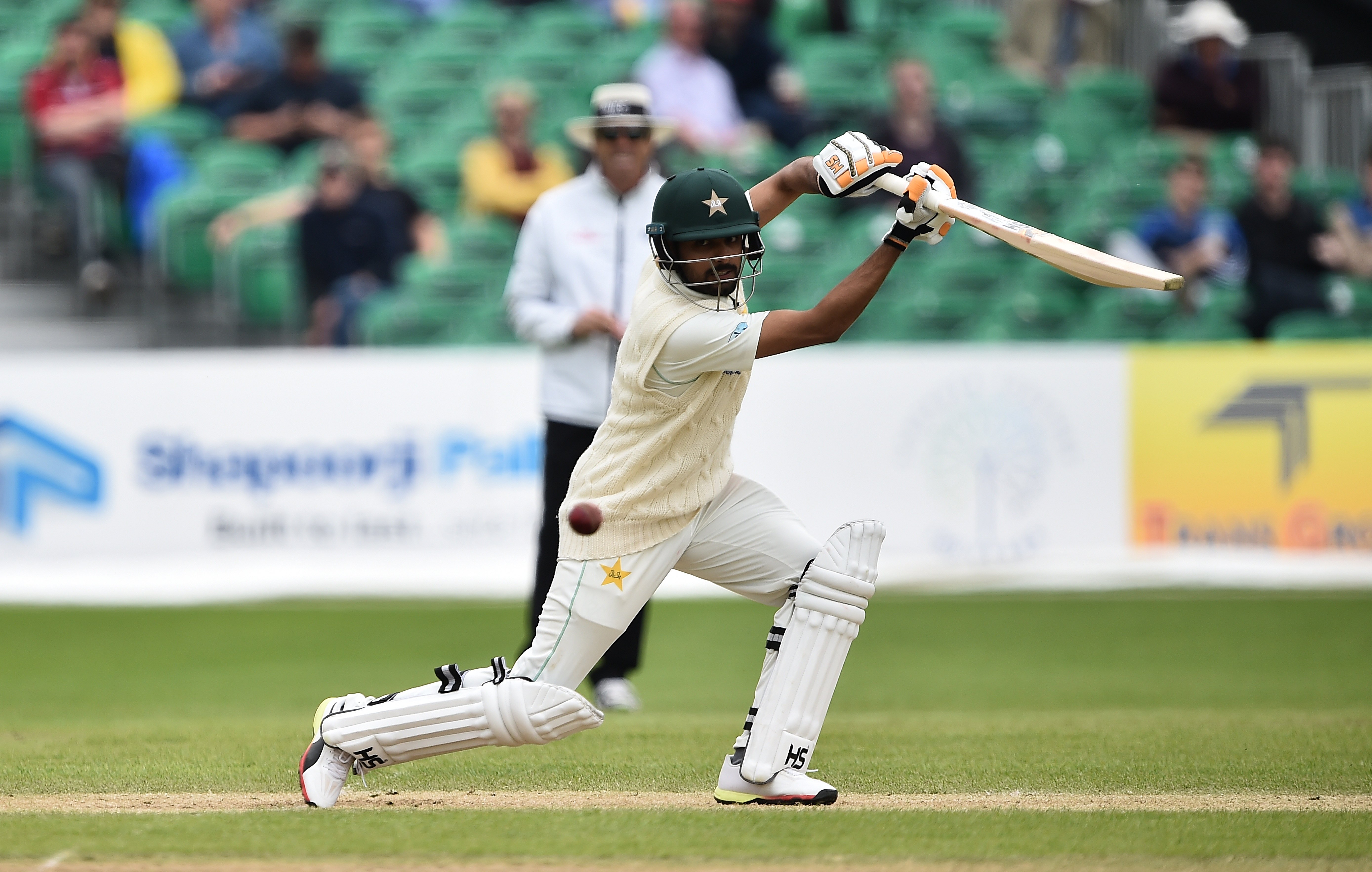 babar azam test match batting