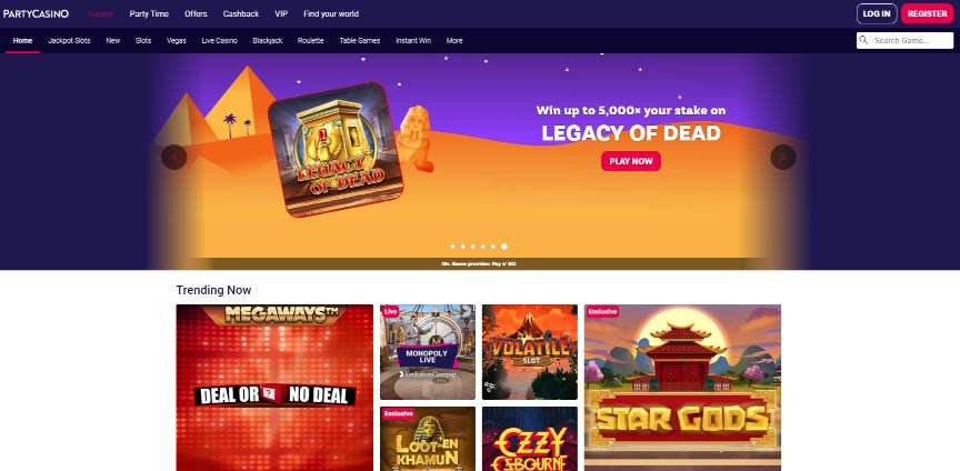 PartyCasino Review, Free Spins & Promo Codes