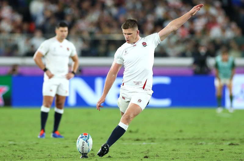 Owen Farrell england kick