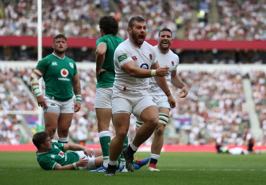 england ireland rugby celebrate