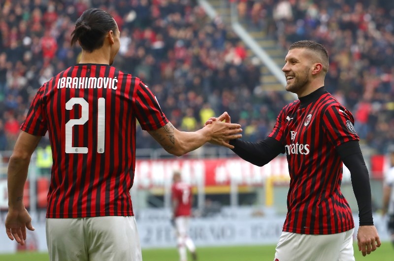 Zlatan at Ante Rebic Zlatan and Ante Rebic