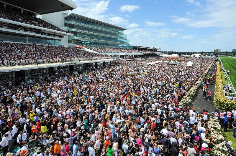 melbourne cup crowd