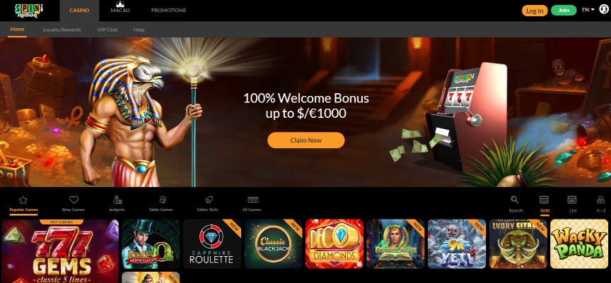 Spin Million Casino Spin Million Casino