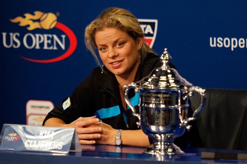 Kim Clijsters us open trophy Kim Clijsters us open trophy