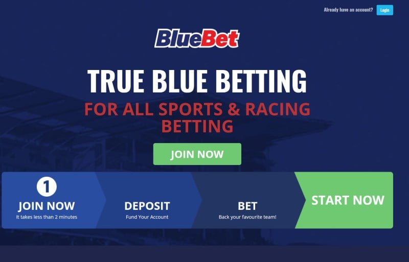 bluebet bonus code