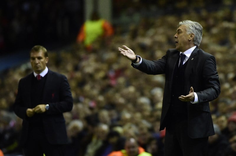 Carlo Ancellotti and Brendon Rodgers