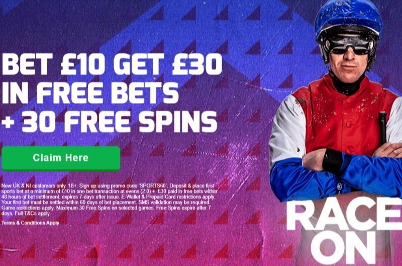 betfred bonus code