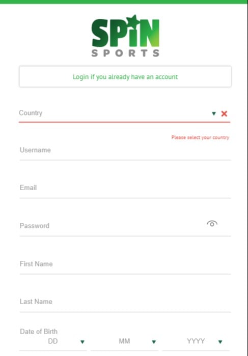 spin sports promo code