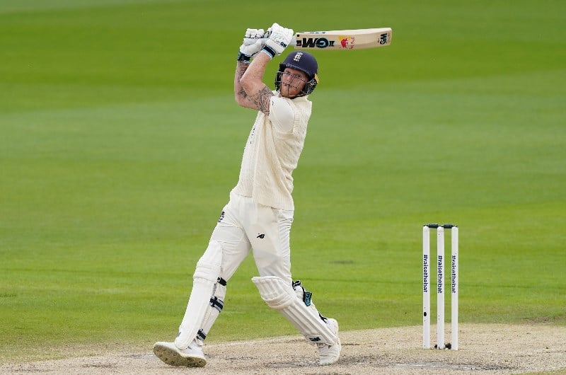 Ben Stokes batting