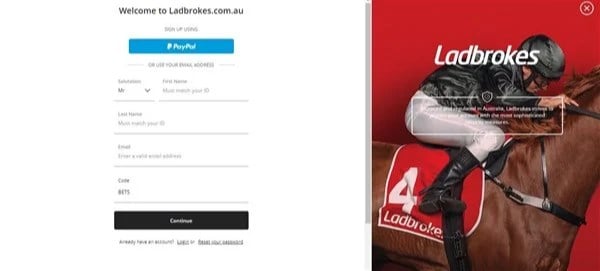 Ladbrokes Australia Referral Code