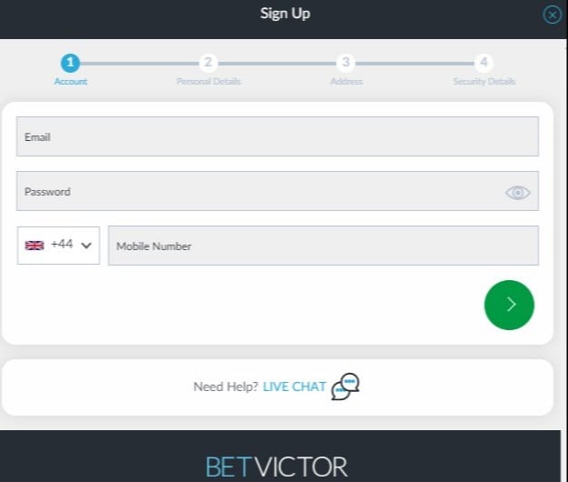 betvictor free bet no deposit