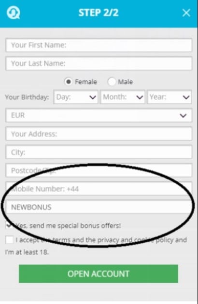 mr play bonus code newbonus