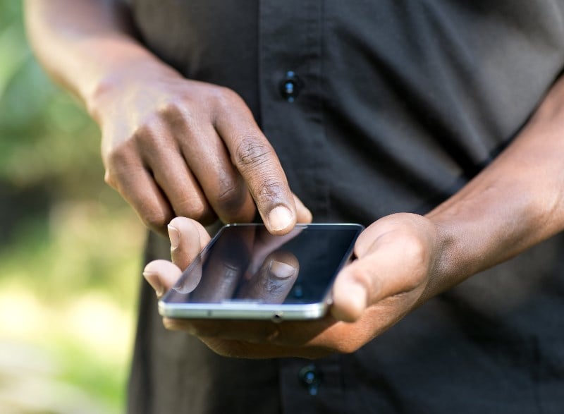 Man on ugandan mobile casino Man on ugandan mobile casino