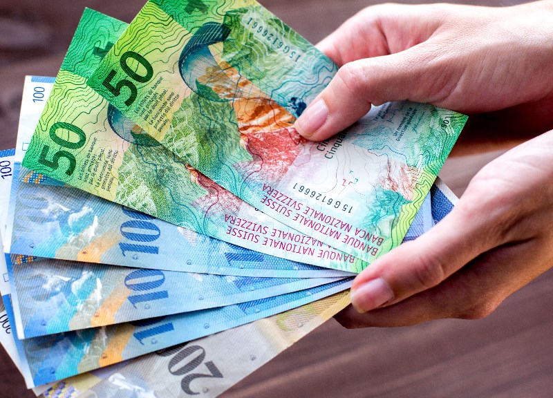 Swiss francs for online gambling