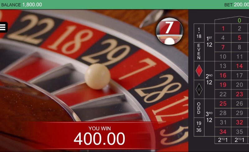 Real Roulette with Bailey Win
