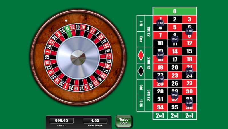 20p Roulette Game Round