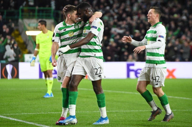 Celtic celebrate uefa