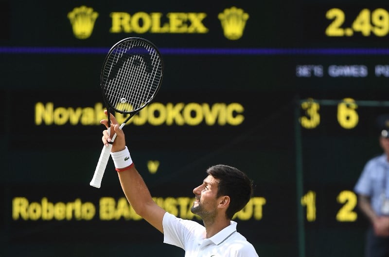 Novak Djokovic Agut