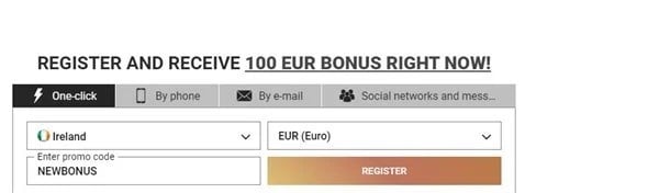 DoubleBet Promo Code Box