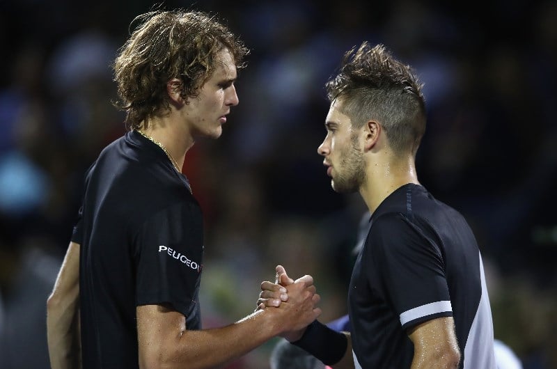 Borna Coric Alexander Zverev