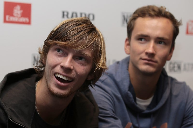 Andrey Rublev Daniil Medvedev