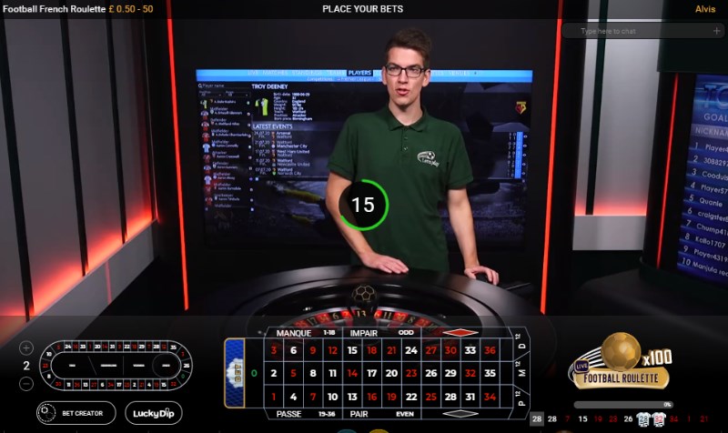 Football Roulette Dealer Football Roulette Dealer