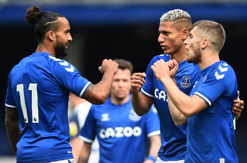 Everton celebrate friendly