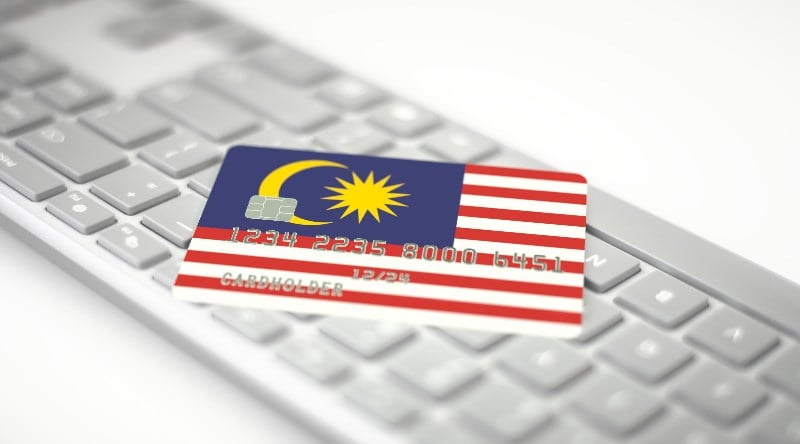 Malaysia flag on keyboard
