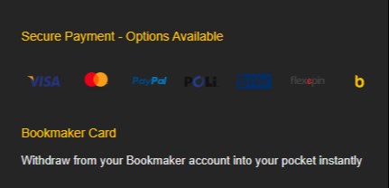 Bookmaker Australia Payment Methods