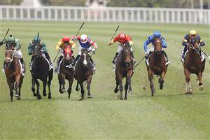 SYDNEY, AUSTRALIA - OCTOBER 17: Jason Collett on Captivant wins race 1 the ACY Securities Victory Vein Plate during Sydney Racing at Royal Randwick Racecourse on October 17, 2020 in Sydney, Australia. (Photo by Mark Evans/Getty Images)