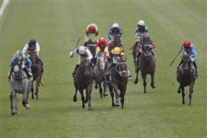 SYDNEY, AUSTRALIA - OCTOBER 17: Josh Parr on Fun Fact wins race 9 the Bentley St Leger Stakes during Sydney Racing at Royal Randwick Racecourse on October 17, 2020 in Sydney, Australia. (Photo by Mark Evans/Getty Images)
