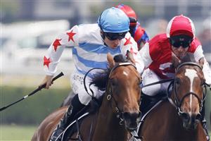 SYDNEY, AUSTRALIA - OCTOBER 17: Tommy Berry on Forbidden Love wins race 4 the Tresemme Reginald Allen Quality
during Sydney Racing at Royal Randwick Racecourse on October 17, 2020 in Sydney, Australia. (Photo by Mark Evans/Getty Images)