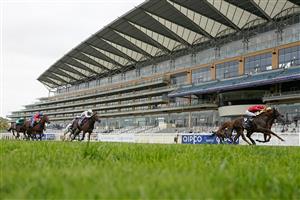 ASCOT, ENGLAND - OCTOBER 17: Pierre-Charles Boudot riding The Revenant (red) win The Queen Elizabeth II Stakes during the Qipco British Champions Day at Ascot Racecourse on October 17, 2020 in Ascot, England. Owners are allowed to attend if they have a runner at the meeting otherwise racing remains behind closed doors to the public due to the Coronavirus pandemic. (Photo by Alan Crowhurst/Getty Images)