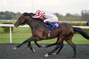 SUNBURY, ENGLAND - OCTOBER 20: Oisin Murphy riding Arcadian Nights (white) win The Unibet Casino Deposit 10 Get 40 Bonus Nursery at Kempton Park Racecourse on October 20, 2020 in Sunbury, England. Owners are allowed to attend if they have a runner at the meeting otherwise racing remains behind closed doors to the public due to the Coronavirus pandemic. (Photo by Alan Crowhurst/Getty Images)