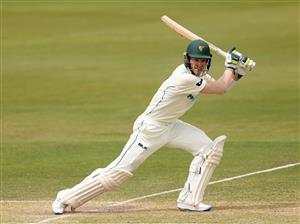 ADELAIDE, AUSTRALIA - OCTOBER 21: Tim Paine of the Tasmanian Tigers bats bats during day three of the Sheffield Shield match between South Australia and Tasmania at Karen Rolton Oval on October 21, 2020 in Adelaide, Australia. (Photo by Daniel Kalisz/Getty Images)