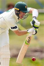 ADELAIDE, AUSTRALIA - OCTOBER 21: Tim Paine of the Tasmanian Tigers bats during day three of the Sheffield Shield match between South Australia and Tasmania at Karen Rolton Oval on October 21, 2020 in Adelaide, Australia. (Photo by Daniel Kalisz/Getty Images)