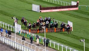 CHELTENHAM, ENGLAND - OCTOBER 23: at Cheltenham Racecourse on October 23, 2020 in Cheltenham, England. (Photo by David Davies - Pool / Getty Images)