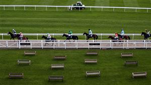CHELTENHAM, ENGLAND - OCTOBER 23: at Cheltenham Racecourse on October 23, 2020 in Cheltenham, England. (Photo by David Davies - Pool / Getty Images)