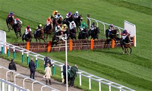 CHELTENHAM, ENGLAND - OCTOBER 23: at Cheltenham Racecourse on October 23, 2020 in Cheltenham, England. (Photo by David Davies - Pool / Getty Images)