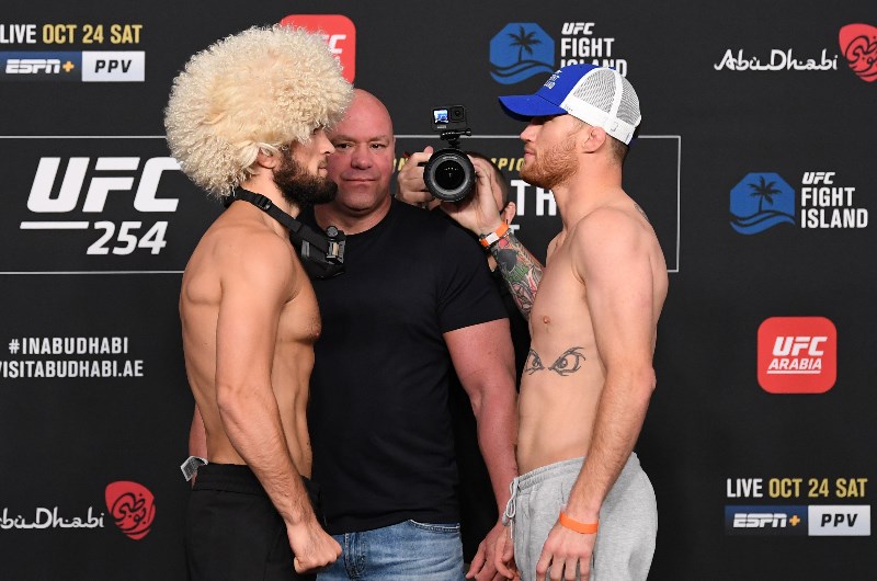 Khabib Nurmagomedov vs Justin Gaethje