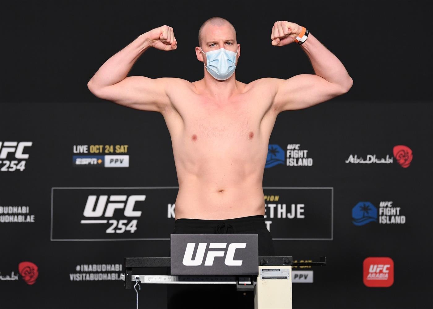 UFC 254 weighin results UFC 254 fight card and pictures from the UFC