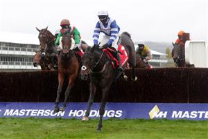 CHELTENHAM, ENGLAND - OCTOBER 24: Frodon ridden by Bryony Frost clear the last before going on to win the Matchbook Betting Exchange Handicap Chase at Cheltenham Racecourse on October 24, 2020 in Cheltenham, England. (Photo by David Davies - Pool/Getty Images)