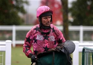CHELTENHAM, ENGLAND - OCTOBER 24: Jockey Paddy Brennan after the Lara Telfer Reined In For Racing Welfare Novices' Hurdle at Cheltenham Racecourse on October 24, 2020 in Cheltenham, England. (Photo by David Davies - Pool/Getty Images)
