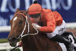 SYDNEY, AUSTRALIA - OCTOBER 24: Josh Parr on The Bopper wins race 3 the AMD Brian Crowley Stakes during Sydney Racing at Royal Randwick Racecourse on October 24, 2020 in Sydney, Australia. (Photo by Mark Evans/Getty Images)