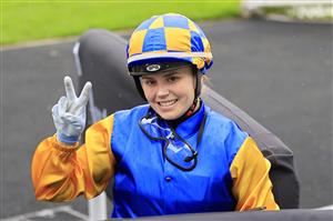 SYDNEY, AUSTRALIA - OCTOBER 24: Winona Costin on Knights Order returns to scale after winning race 5 the ClubsNSW City Tattersalls Club Cup during Sydney Racing at Royal Randwick Racecourse on October 24, 2020 in Sydney, Australia. (Photo by Mark Evans/Getty Images)