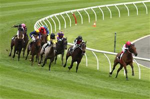 MELBOURNE, AUSTRALIA - OCTOBER 24: Craig Williams rides #6 Yes Baby Yes to win race four the Lexus Fillies Classic during Melbourne Racing Cox Plate Day at Moonee Valley Racecourse on October 24, 2020 in Melbourne, Australia. (Photo by Robert Cianflone/Getty Images)